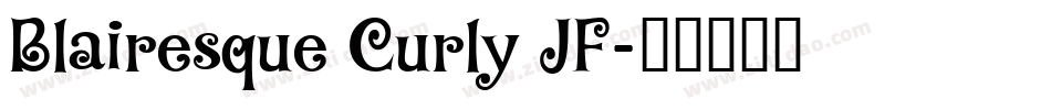 Blairesque Curly JF字体转换